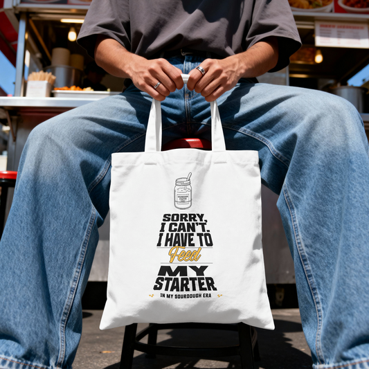 Sourdough Era Canvas Tote Bag Small Canvas Tote Bag