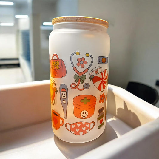 16oz Healthcare Hero Tumbler with Bamboo Lid